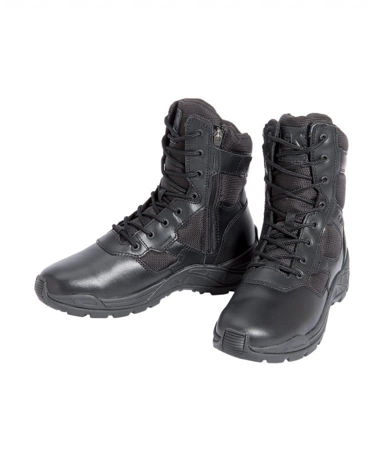 Chaussures d’Intervention Boots Cuir & Toile Zip