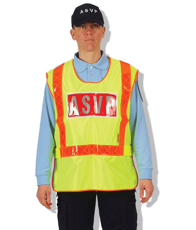 Chasuble jaune asvp classe ii
