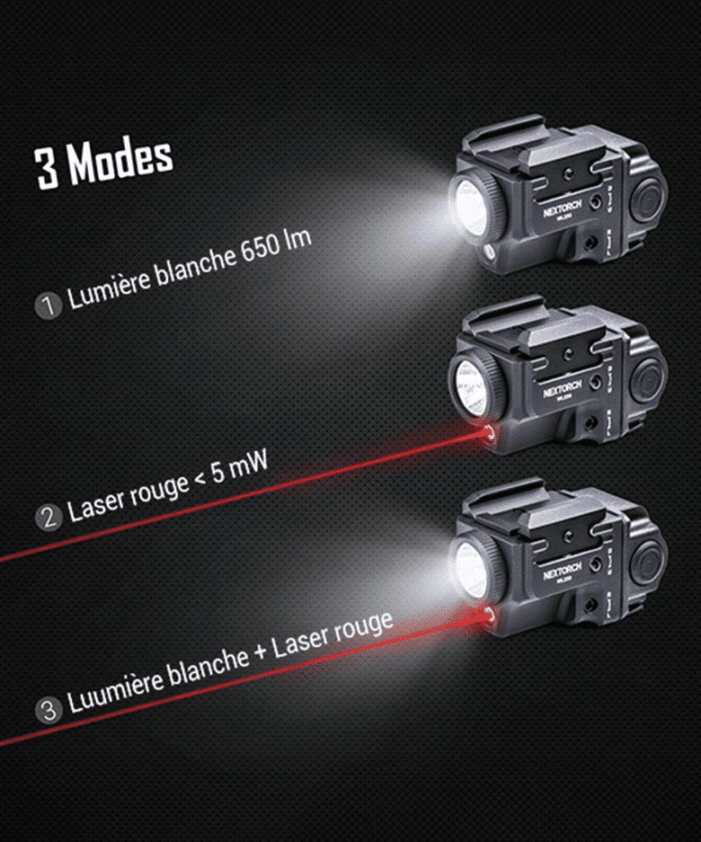 Lampe pour Arme WL22R - NEXTORCH – Image 6