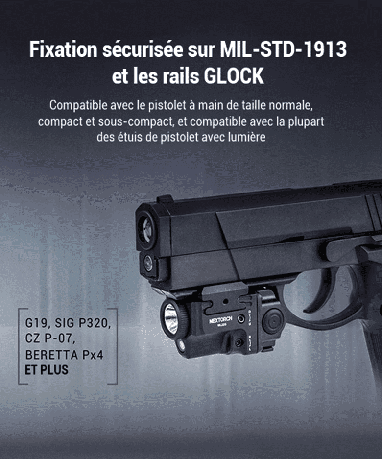 Lampe pour Arme WL22R - NEXTORCH – Image 5