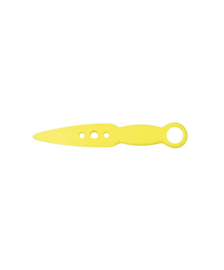 Couteau d'entraînement jaune