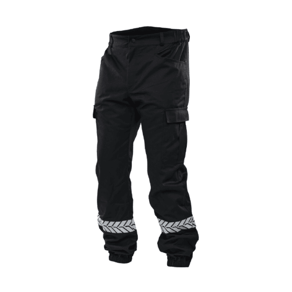 Pantalon Sécurité Privée noir avec bandes HV - GK SAFETEK®️ - 50