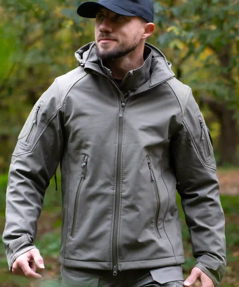Softshell Ripstop OD Green - GK Dutycall face
