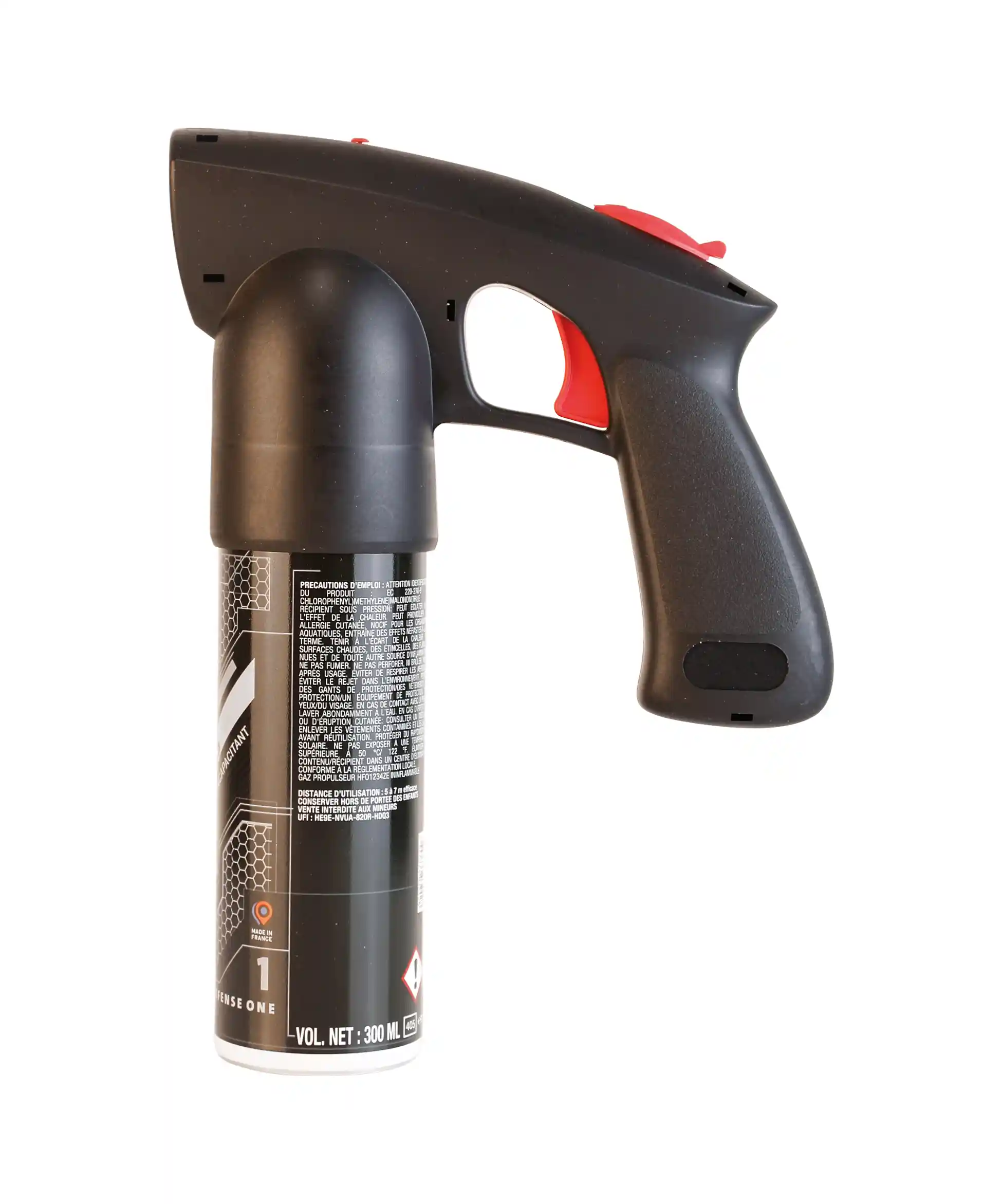 Aérosol Gel Actif CS 300ml Poignée Prodesign - DEFENSE ONE