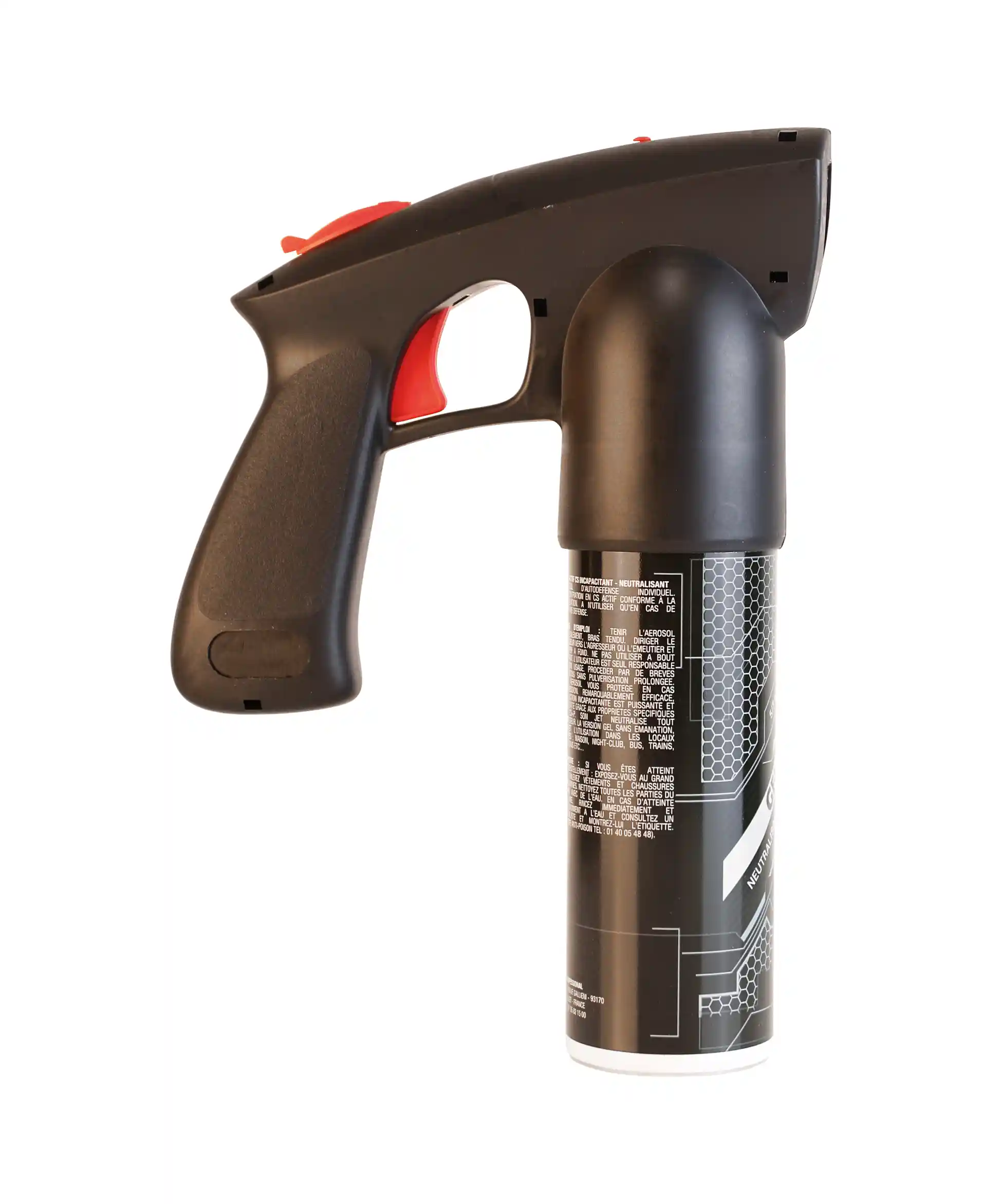 Aérosol Gel Actif CS 300ml Poignée Prodesign - DEFENSE ONE